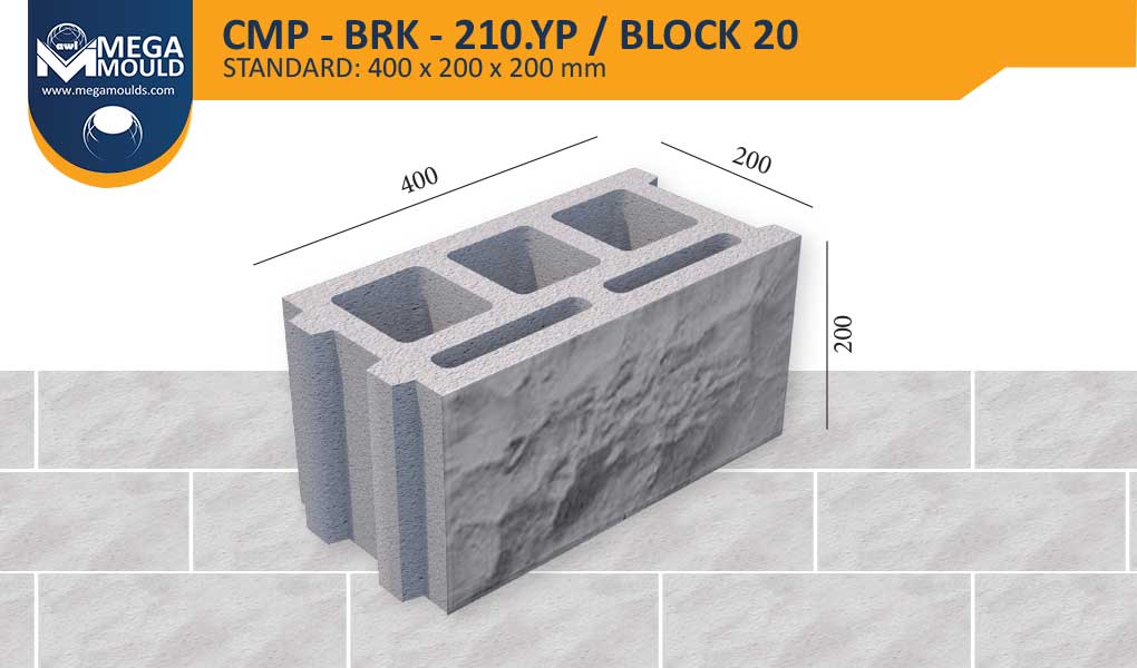 Форма для производства блоков (шлакоблоков)
